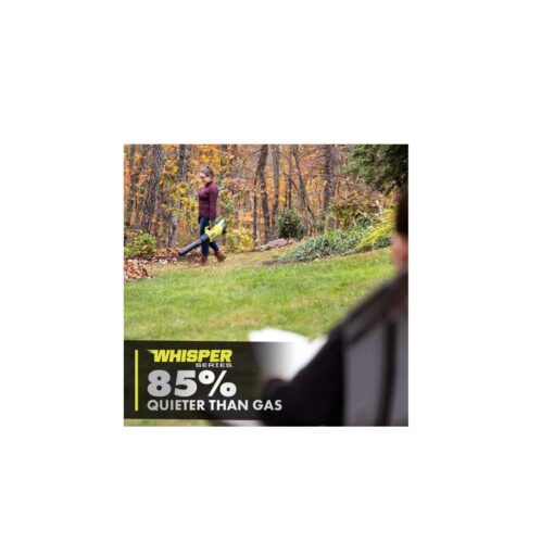 RYOBI 110 MPH 525 CFM 40-Volt Cordless Lithium-Ion Variable-Speed Jet Fan Bare Tool Leaf Blower - Image 5