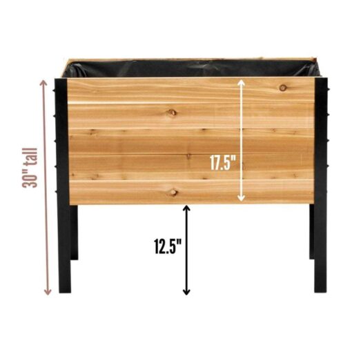 Cedar Planters Cedar 18 x Raised Garden Bed - Image 3