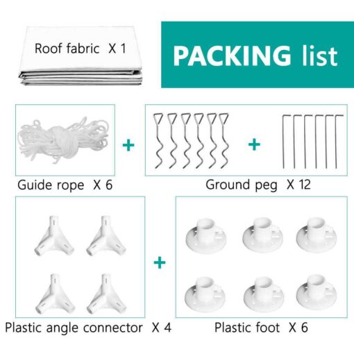 Fdw 10’x30' Party Tent Wedding Outdoor Patio Tent Canopy Heavy duty Gazebo Pavilion -5 - Image 4