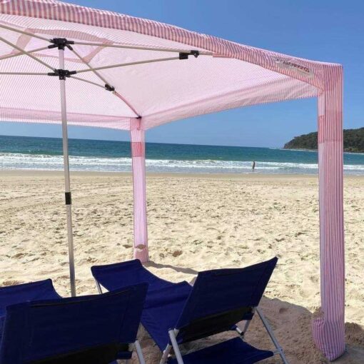 CoolCabanas Large Cabana coolcabana 5 noosa Beige Stripes - Image 2