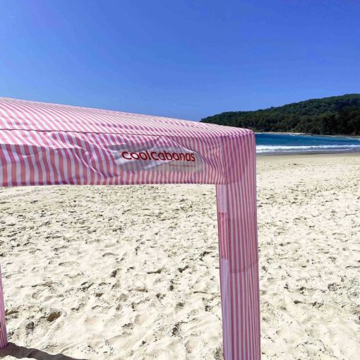 CoolCabanas Large Cabana coolcabana 5 noosa Beige Stripes - Image 4