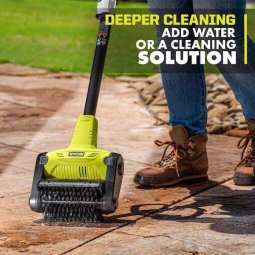 RYOBI ONE+ 18V Cordless Battery Outdoor Patio Sweeper - Image 2