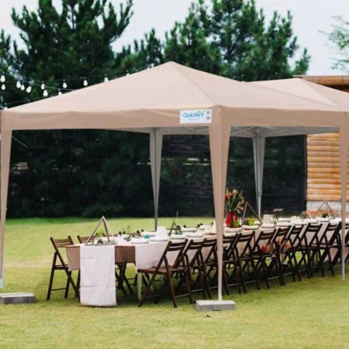 Quictent EZ Pop Up Canopy Party Tent Gazebo Sidewalls and Mesh Windows Waterproof - Image 4