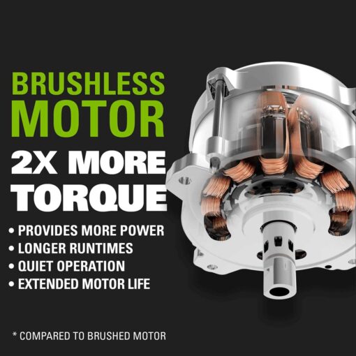 Greenworks 580 CFM Brushless Backpack Blower - Image 5