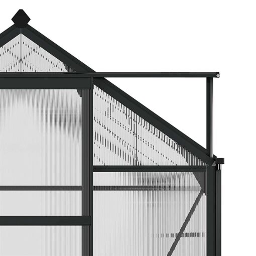 Outsunny 6' x 7' Polycarbonate Greenhouse Aluminum Walk-in Greenhouse Vent Garden - Image 2