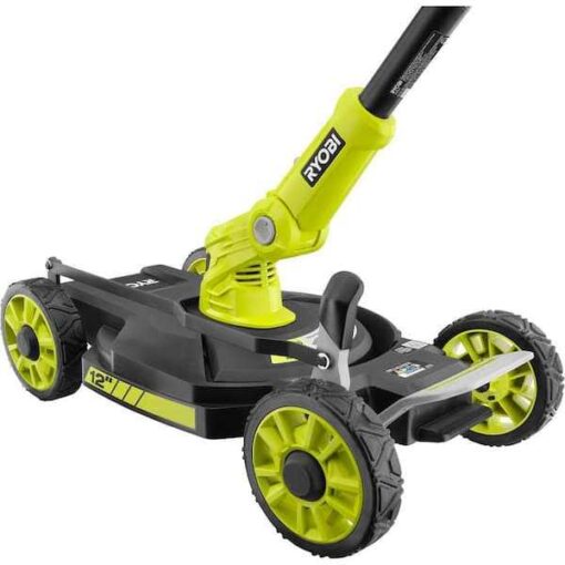 RYOBI ONE+ 18V 12 in. Cordless Battery Mower and - Image 4