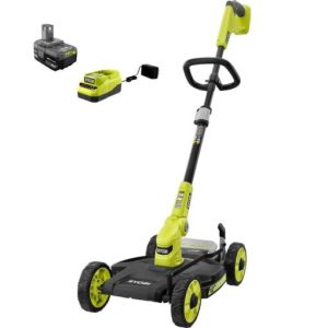 RYOBI ONE+ 18V 12 in. Cordless Battery Mower and