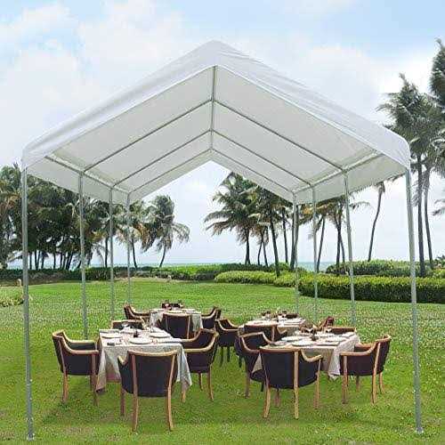Advance Outdoor 10' x 20' Heavy Duty Carport Car Canopy Garage Boat Shelter Party Tent - Image 3