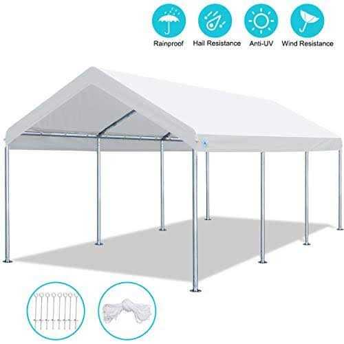 Advance Outdoor 10' x 20' Heavy Duty Carport Car Canopy Garage Boat Shelter Party Tent - Image 5
