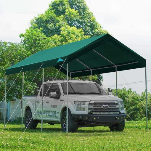 Advance Outdoor 10' x 20' Heavy Duty Carport Car Canopy Garage Boat Shelter Party Tent - Image 4