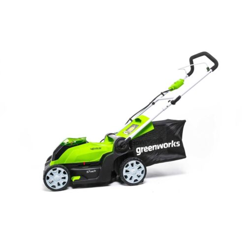 Greenworks 40V 17 Cordless Lawn Mower, 4.0Ah Battery and Charger Included - Image 3