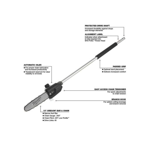 Milwaukee Tool M18 Fuel Pole Saw - Image 2