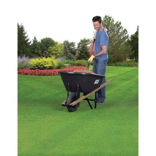 Ace Poly Residential Wheelbarrow 6 cu ft - Image 2