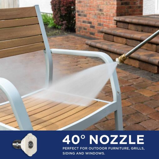 Westinghouse 5 Nozzles + Soap Tank Included 3400 PSI 2.6-GPM Cold Water Gas Pressure Washer - Image 3