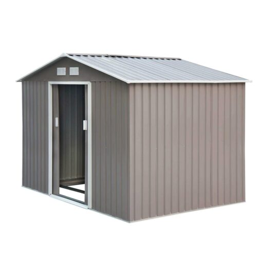 Outsunny Outdoor Metal Garden Storage Shed - Image 4