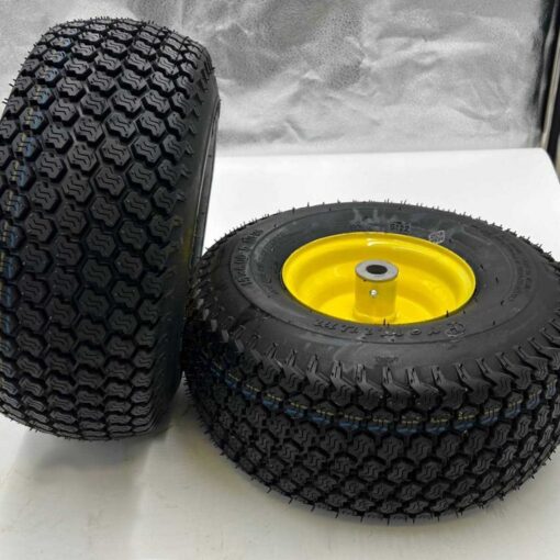 Set of 2 15×6.00-6 Lawn Mower Tire and Rim