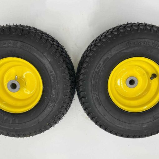 Set of 2 15×6.00-6 Lawn Mower Tire and Rim - Image 2