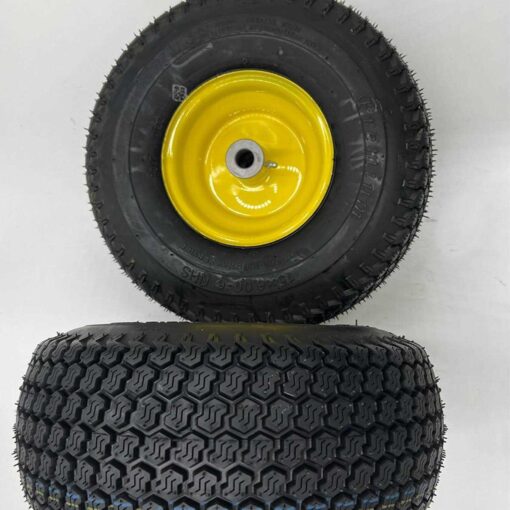 Set of 2 15×6.00-6 Lawn Mower Tire and Rim - Image 3