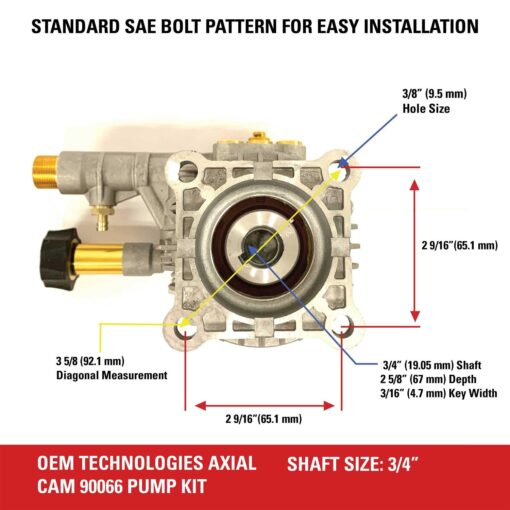 Simpson 90028 OEM Technologies Horizontal Axial Cam Pump Kit - Image 5