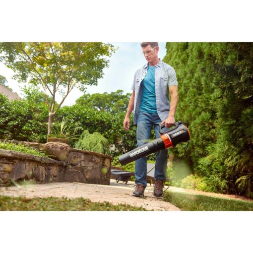 Worx 12 Amp Turbine 800 CFM Electric Leaf Blower - WG521 - Image 3