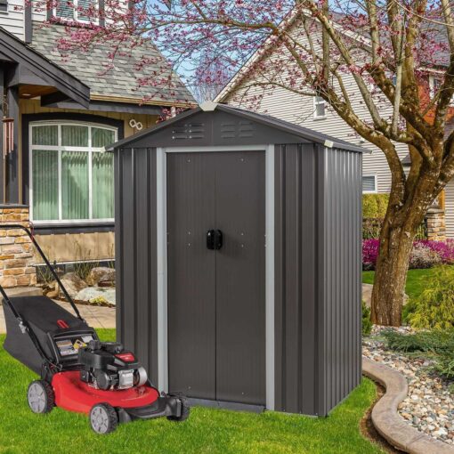 Vongrasig 5x3x6 FT Outdoor Storage Shed - Image 4