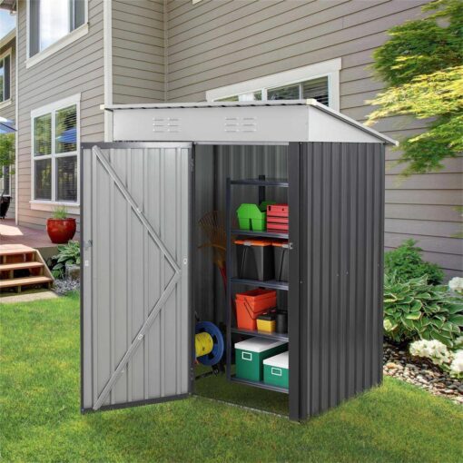 Vongrasig 5x3x6 FT Outdoor Storage Shed - Image 3