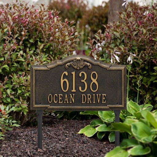 Whitehall Products Personalized Gatewood Plaque Standard Lawn 2 Line - Image 3