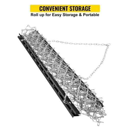 VEVOR 4 x 5 ft ATV Chain UTV Tractor Attachments Drag Mat for Landscape Leveling or Sod Prepping - Image 4
