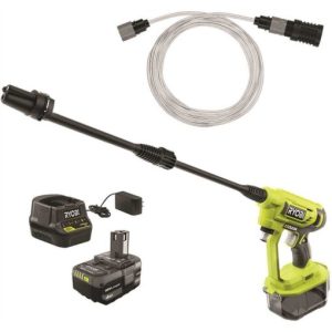 RYOBI ONE+ 18V EZClean 320 PSI 0.8 GPM Cordless Cold Water Power Cleaner with Battery and Charger