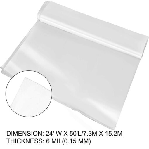 VEVOR 6 Mil Greenhouse Film UV Resistant - Image 3