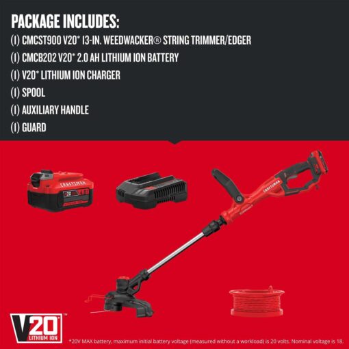 CRAFTSMAN V20 CMCST900D1 String Trimmer - Image 2