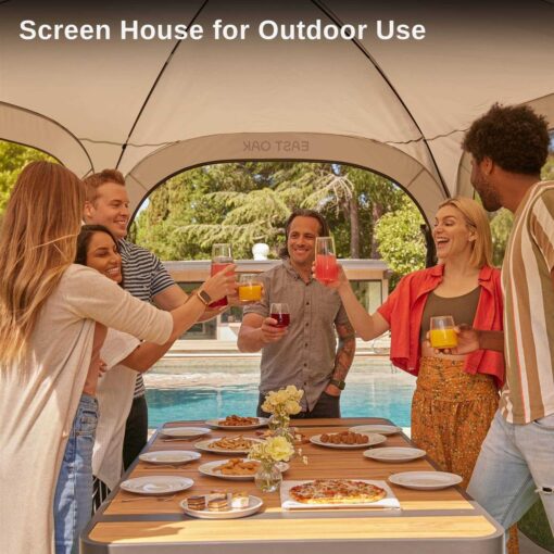 EAST OAK Screen House Tent Pop-Up Portable Screen Room Canopy Instant Screen Tent - Image 2