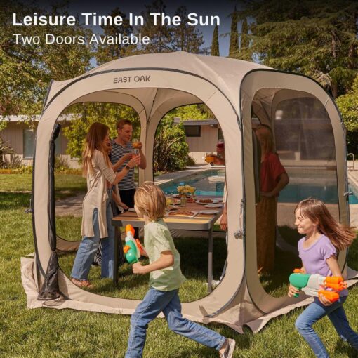 EAST OAK Screen House Tent Pop-Up Portable Screen Room Canopy Instant Screen Tent - Image 4