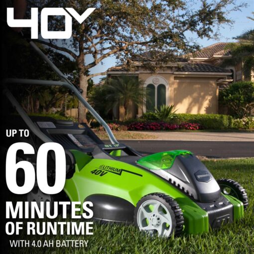 Greenworks G-Max 25322 Lawn Mower - Image 4