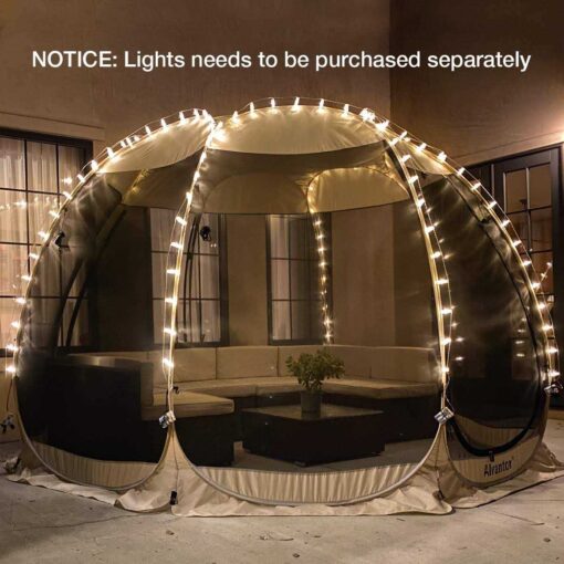 Alvantor Screen House Room Camping Tent Outdoor Canopy Pop Up Sun Shade Shelter Mesh Walls Not Waterproof - Image 2