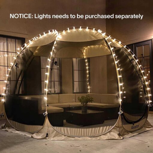Alvantor Screen House Room Camping Tent Outdoor Canopy Pop Up Sun Shade Shelter Mesh Walls Not Waterproof - Image 2