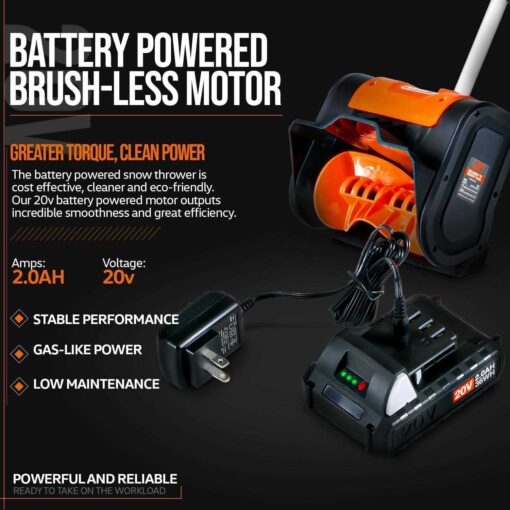 SuperHandy Cordless Snow Thrower/Shovel - Image 4
