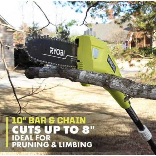 Ryobi 10 in. 40-Volt Cordless Lithium-Ion Battery Pole Saw - Image 3