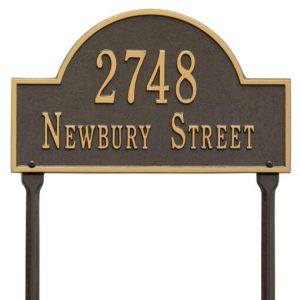 Whitehall Arch Marker Standard Lawn