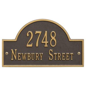 Whitehall Arch Marker Standard Lawn