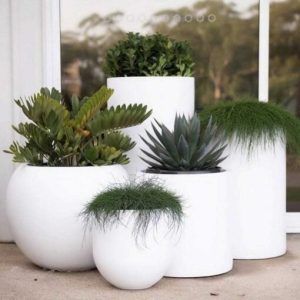Dorlis Fiberstone Pot Planter Orren Ellis