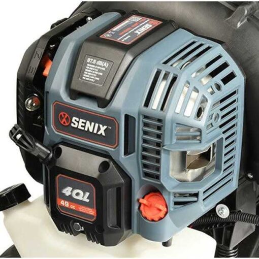 Senix 4QL 49cc 4-Cycle Gas Powered Backpack Leaf Blower BLB4QL-M - Image 3