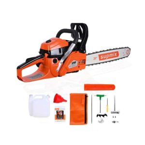 Gas Chainsaw 62CC Power Chain Saw 20 Inch Guide Board Chain saws 2-Cycle Gasoline Handheld Cordless Petrol Chain saws for Trees Gas Powered Farm