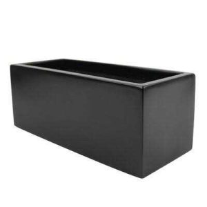 Barclay Fiberglass Planter Box Color Black