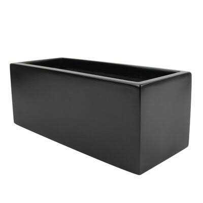 Barclay Fiberglass Planter Box Color Black