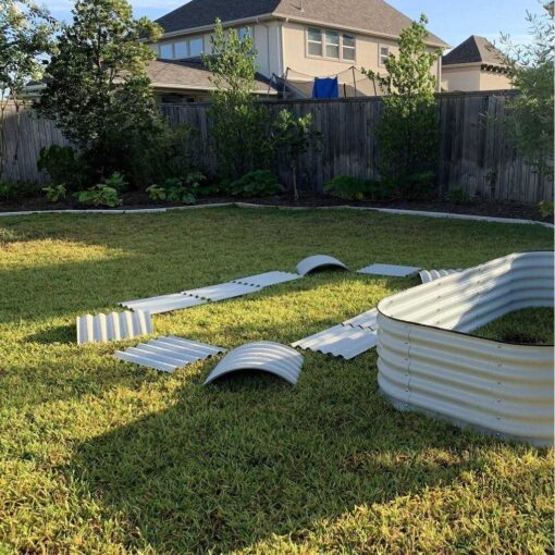 Vego Garden 17 Tall 6 In 1 Modular Metal Raised Garden Bed Kit - Image 5