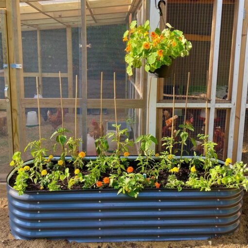 Vego Garden 17 Tall 6 In 1 Modular Metal Raised Garden Bed Kit - Image 5