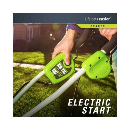 Greenworks 14 in. 10 Amp Corded Electric Dethatcher - Image 5