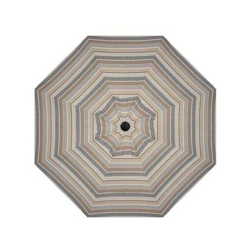 Furniture Closeout! Sunbrella Patio Umbrella Outdoor Bronze 9' Auto-Tilt - Image 4