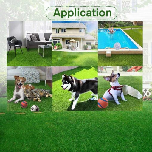 Fas Home Artificial Grass Turf Pile Height Realistic Synthetic Grass - Image 3